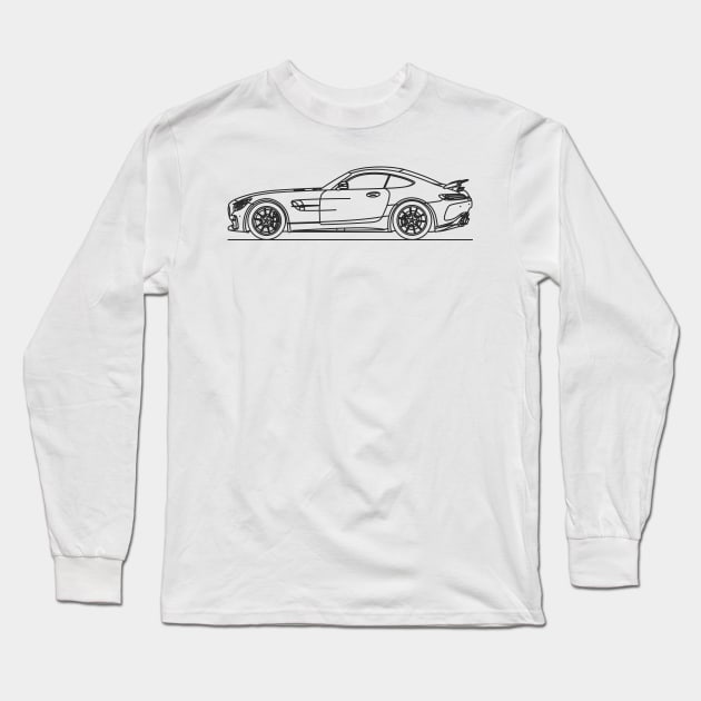 AMG GT-R Long Sleeve T-Shirt by artlines